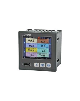 AR207/8/S1PPPP30 Rejestrator, 85÷260VAC, IN: 8, na panel, IP30, 0÷50C, Otw: 92x89mm