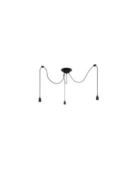 Lampa wisząca ARANEA 3xE27 czarny EDO777187 EDO