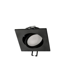 Punktowa oprawa sufitowa wpuszczana AKTYN 1 SQ Black IP20 kwadratowa czarny mat EDO777123 EDO