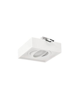 Punktowa oprawa sufitowa wpuszczana PALLAD 1 MINI White IP20 kwadratowa biała EDO777124 EDO