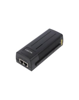 POE004 Zasilacz PoE, 10/100/1000Mbps, czarny, 30W
