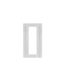 Maskownica pod ramkę CDN-R-L oraz CDN-R2-L (zew. wym. 230x415 mm) zakrywa poprzedni otwór, stal nierdzewna CDN-M-L