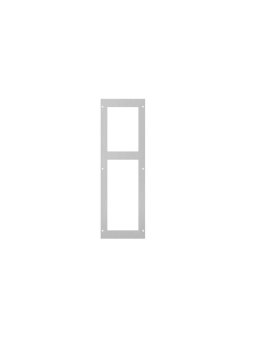 Maskownica do ramki CDN-RZ2-L (zew. wym. 354,5 x 113mm) stal nierdzewna CDN-MZ-L