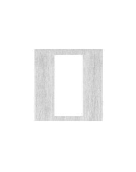 Maskownica pod ramkę CDN-R-S-AL (zew. wym. 230mm x 280mm) zakrywa poprzedni otwór, stal nierdzewna CDN-M-S-AL