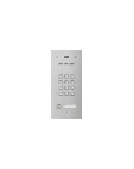 Panel domofonowy COMO-PRO, 1 przycisk, zamek szyfrowy, czytnik breloków, podtynkowy, stal nierdzewna COMO-PRO-CODE-A1