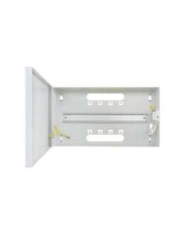 Obudowa z szyną DIN AWO621 DIN 1/100 natynkowa do interacji systemów SSWiN, KD, CCTV, sieci LAN, TV-SAT