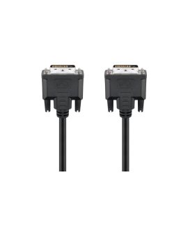 Kabel DVI-D Full HD Dual Link, nikiel - Długość kabla 1.8 m