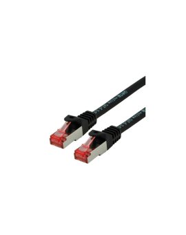 ROLINE S/FTP Patchcord Cat.6 Component Level, LSOH, czarny, 15.0 m