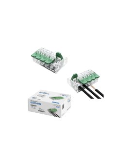 Złączka instalacyjna z dźwignią do wszystkich rodzajów przewodów maks. 4mm² 5-przew. EDO415 25 szt