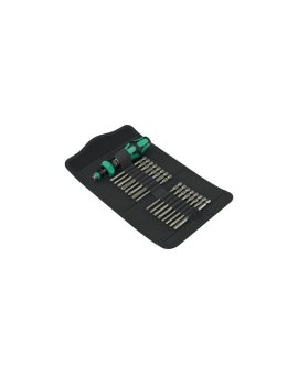 Zestaw wkrętaków 17 sztuk: rękojeść z funkcją grzechotki + 16 trzpieni Kraftform Kompakt Vario RA-R 1 Kraftform WERA