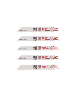 Brzeszczot do piły szablastej bi-metalowy 230x0,9mm do metalu Thin Kerf MILWAUKEE 5szt
