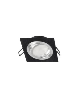 Punktowa oprawa sufitowa wpuszczana LED CERI 1 SQ Black IP20 kwadratowa czarny szlif EDO777138 EDO