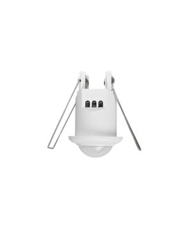 Czujnik ruchu PIR, 360, 300W, okrągły, podtynkowy, mini
