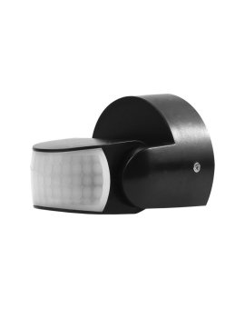 Czujnik ruchu PIR, 360/180, 1200W, IP65, natynkowy, czarny