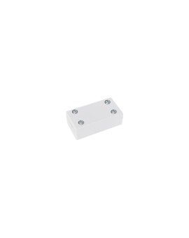 Puszka instalacyjna 50x26x19mm ze złączką 3-torową na zaciski śrubowe, IP20, biała