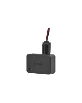 Mikrofalowy czujnik ruchu do łączenia z naświetlaczem, 180, 200W, IP65, czarny