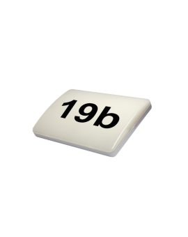 Oprawa LED natynkowa ZORIA z numerem domu i czujnikiem zmierzchu 12W, IP65, 4000K
