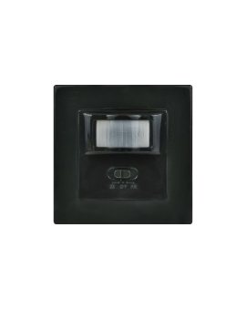 Czujnik ruchu PIR do instalacji w puszce, 160, 500W, czarny