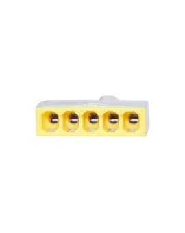 Szybkozłączka instalacyjna 2,5 mm2 - 5 styków - opakowanie 10 szt.
