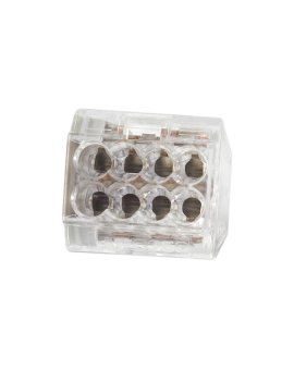 Szybkozłączka instalacyjna 2,5 mm2 - 8 styków - opakowanie 10 szt.