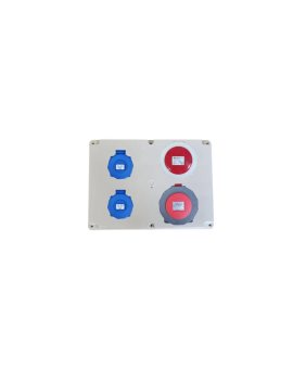 Rozdzielnica ścienna 2x230A 1x16A 1x32A IP67 40203005 29694 X-51479-0076