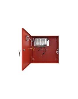 Zasilacz buforowy w metalowej obudowie 420x407x178mm, z panelem LCD, do systemów przeciwpożarowych EN54C 27,6V/5A/2x40Ah/LCD