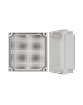 Obudowa ABS 170x170x110, wodoszczelna z plastikowymi śrubami i płytą montażową AWB171711