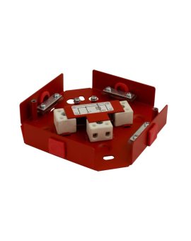 Puszka instalacyjna pożarowa z bezpiecznikiem 125V 0.375A wejścia/wyjścia max. 2.5 mm2 120x37x120mm AWOZ-125S