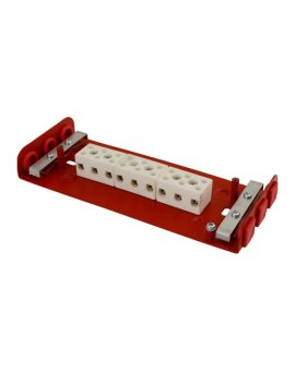 Puszka instalacyjna przeciwpożarowa przelotowa 9×2,5mm2 190x30x80mm 450V bez bezpieczników AWOP-925PP