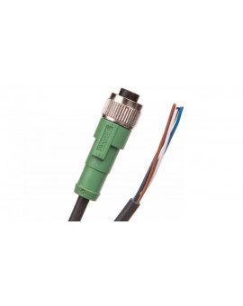 Kabel czujnika/urządzenia wykonawczego 4P M12 prosty, wolny koniec przewodu 5m SAC-4P- 5,0-PUR/M12FS 1668124