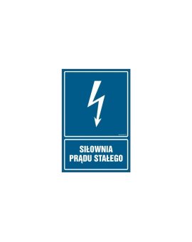 ZNAK - HG045 Siłownia prądu stałego 10 x 15 cm PN - Płyta 1mm