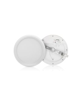 Plafon LED 2w1 Pherkad Round 8/12W 3000K-6000K IP44 Natynkowy Podtynkowy