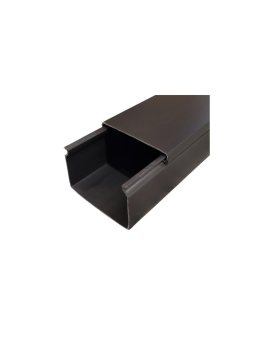 Listwa elektroinstalacyjna kanał kablowy BKK 60x40mm korytko z pokrywą NEKU czarny 2mb