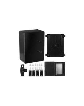 Obudowa plastikowa skrzynka hermetyczna natynkowa ABS 250x350x150mm IP65 czarna NEKU