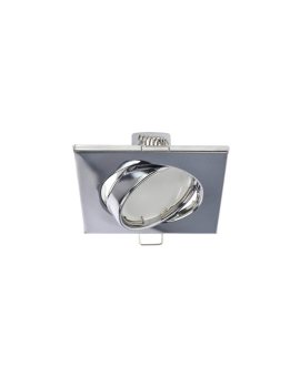 Punktowa oprawa sufitowa wpuszczana regulowana VIERA Chrome IP20 kwadratowa chrom EDO777305