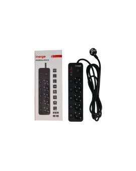 Przedłużacz INERGE 5-gniazdowy 3m ECE-0522PD-03-B