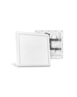 Plafon LED 2w1 Pherkad Square 18/25W 3000K-6000K IP44 Natynkowy Podtynkowy