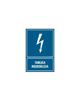 ZNAK - HG049 Tablica rozdzielcza 50 x 75 cm PN - Płyta 1mm