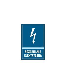 ZNAK - HG057 Rozdzielnia elektryczna 15 x 22,5 cm PN - Płyta 1mm