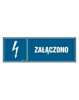 ZNAK - HH006 Załączono 45 x 15 cm FN - Folia samoprzylepna