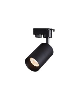 Lampa reflektor na szynoprzewód MALGA T Black GU10 czarny, system szynowy EDO777406 EDO