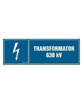 ZNAK - HH026 Transformator 630 kVA 30 x 10 cm PN - Płyta 1mm