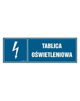 ZNAK - HH052 Tablica oświetleniowa 20 x 6,7 cm FN - Folia samoprzylepna