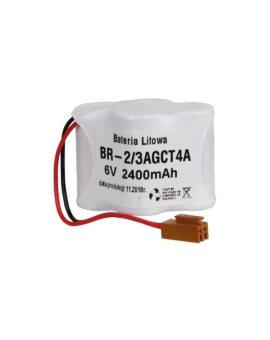 Bateria litowa BR-2/3AGCT4A 6V 2.4Ah PANASONIC do sterowników PLC FANUC nieładowalna
