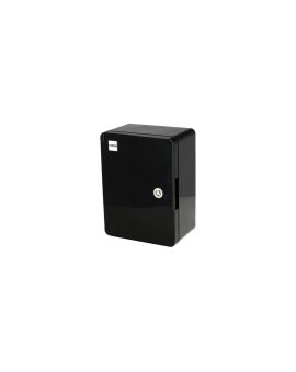 Obudowa standardowa ABS 210x280x130 z ocynkowaną płytą montażową- czarna 800.702.001 HOROZ