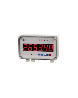 Licznik elektroniczny naścienny – wejście 10-30V DC kwadraturowe, liczące – 2xREL przekaźnik – RS-485 – dozownik - SLIK-638