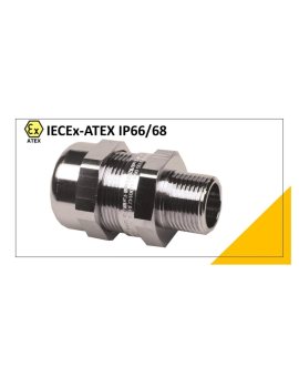 Dławnica kablowa Exd/e IECEx-ATEX M20x1, 5 stal nierdzewna AISI-316 8-10, 5mm IP66/68 840.013.9 /1szt./
