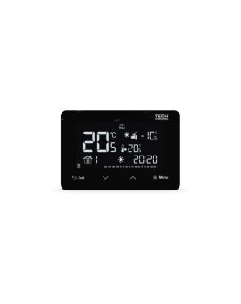 TECH ST-293Z V3 - Regulator pokojowy przewodowy dwustanowy kolor czarny zasilany 230V