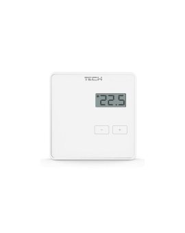 TECH ST-294 V1 - Regulator pokojowy przewodowy dwustanowy biały
