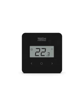 TECH T-2.2 - Regulator pokojowy bezprzewodowy dwustanowy kolor czarny